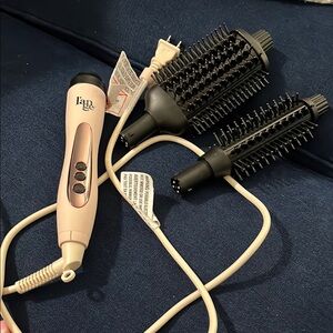 Lange Pink Hair Styling Brush Set